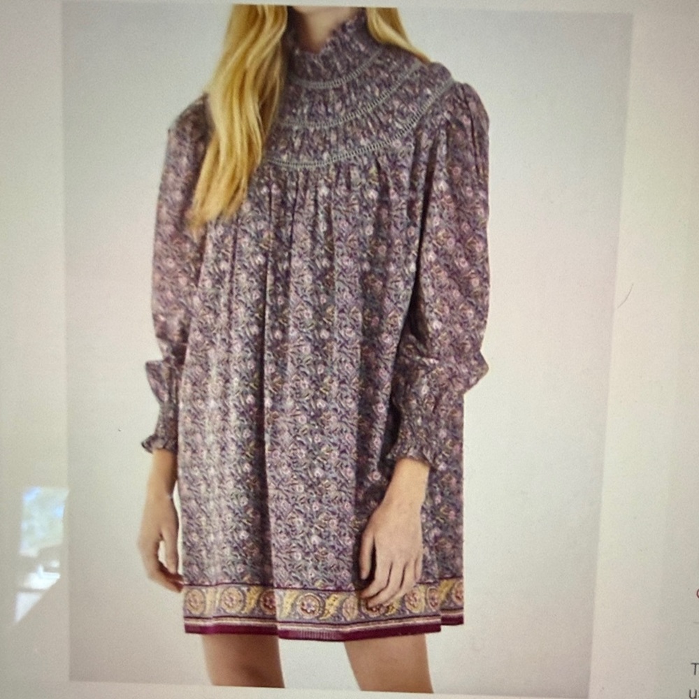 HUNTER BELL chandler dress in falling leaves
XS 
EUC